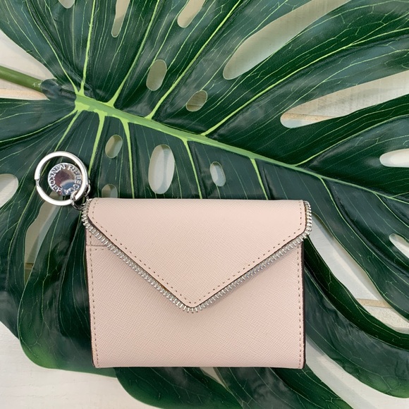 Rebecca Minkoff Handbags - Rebecca Minkoff Taupe Envelope Zipper Coin Purse